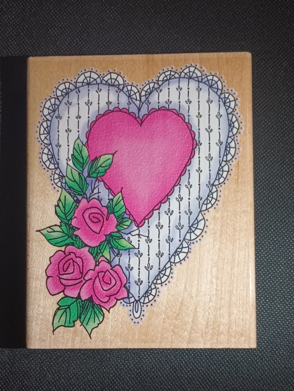 Stampendous Rose Eyelet Stamp